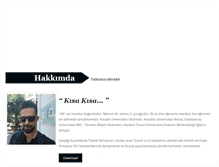 Tablet Screenshot of huseyindenizcakir.com